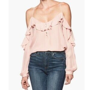 PAIGE “Arabeth” misty rose blouse NWT 💕